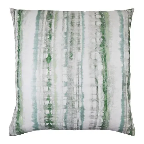 Luca 22x22 Watercolor Linen Pillow - Oasis - The Piper Collection