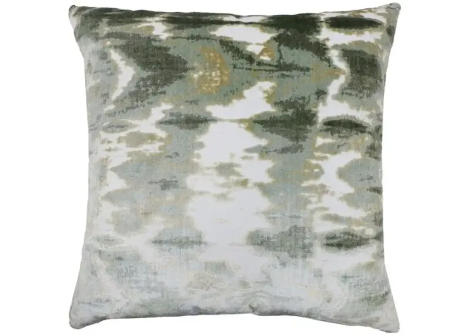 Nellie 22x22 Velvet Pillow - Eucalyptus - The Piper Collection