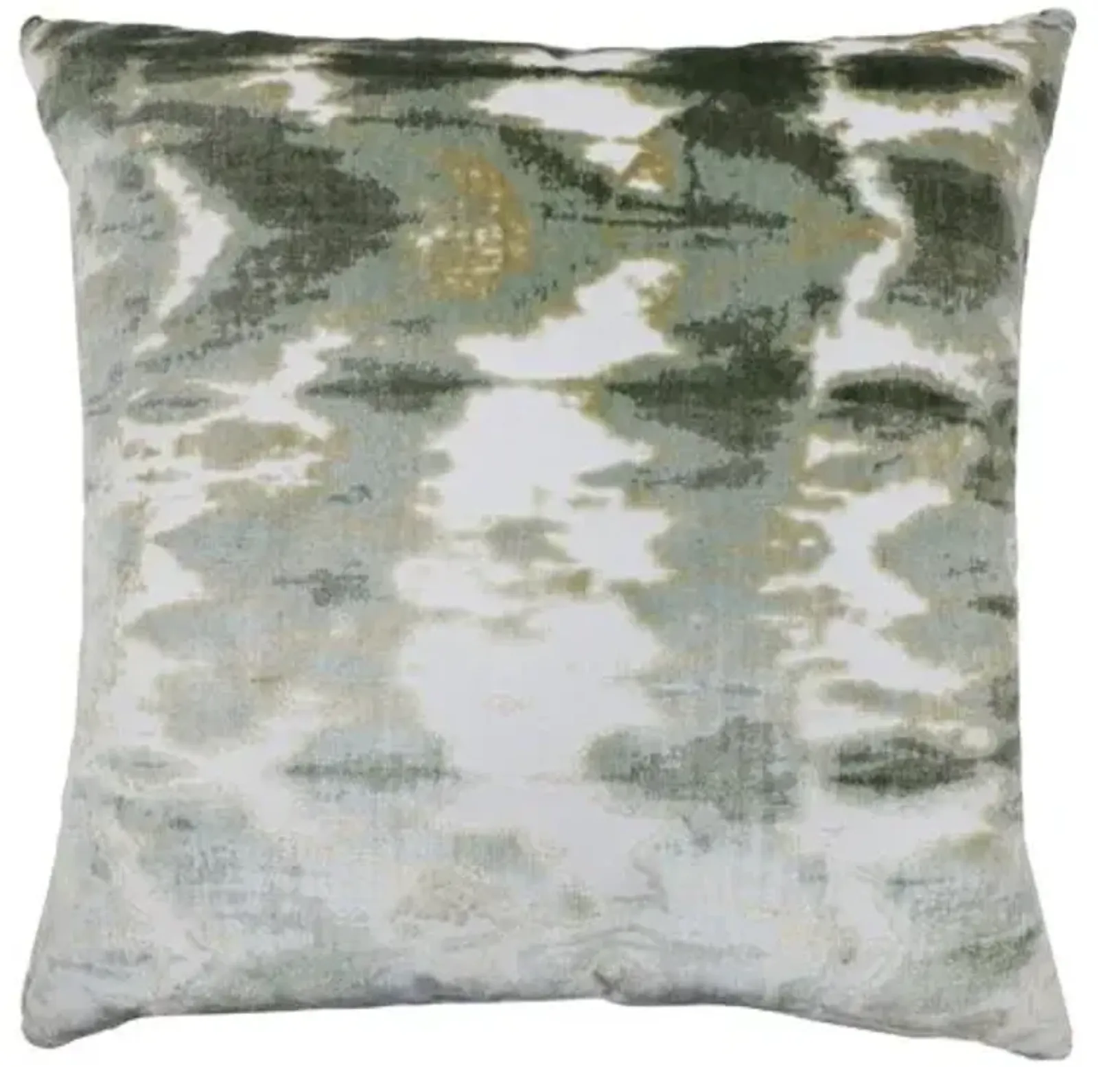 Nellie 22x22 Velvet Pillow - Eucalyptus - The Piper Collection