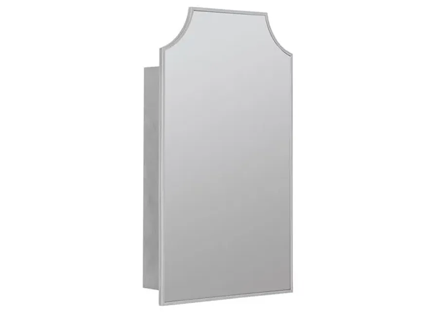 Simone Mirror Medicine Cabinet - Silver