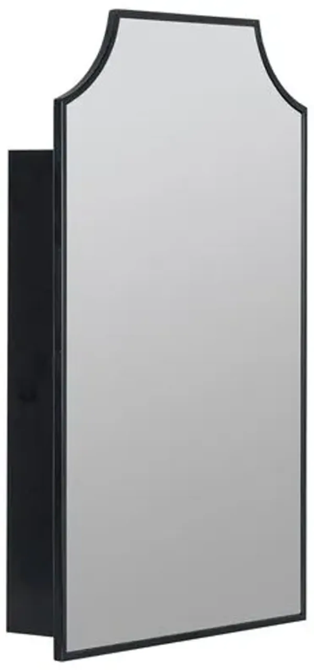 Simone Mirror Medicine Cabinet - Black