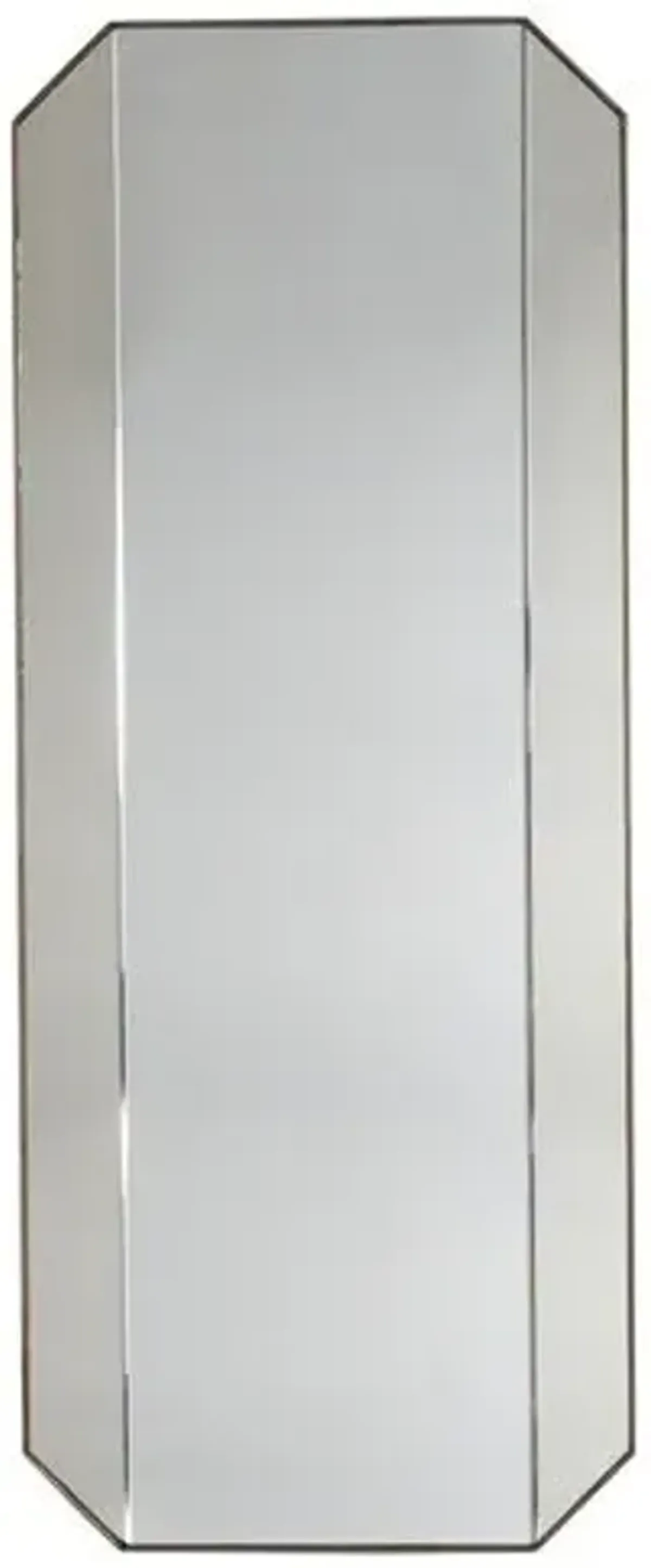 Lacy Octagonal Wall Mirror - Brushed Champagne - Gabby