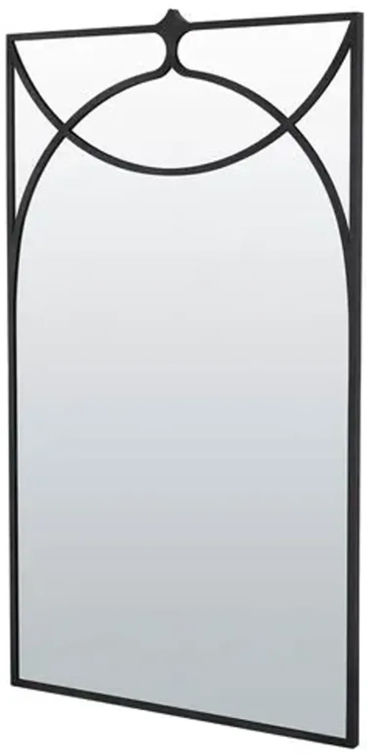 Swan Wall Mirror - Pewter - Gabby