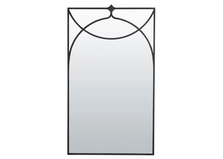 Swan Wall Mirror - Pewter - Gabby