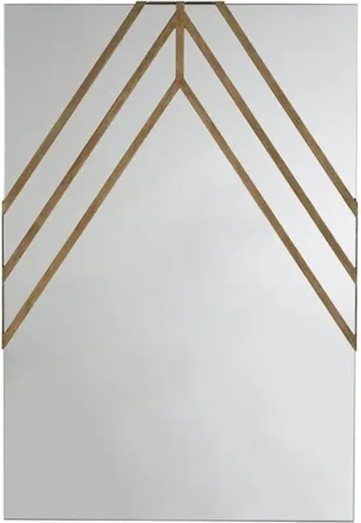 Hopkins Art Deco Wall Mirror - Champagne - Gabby
