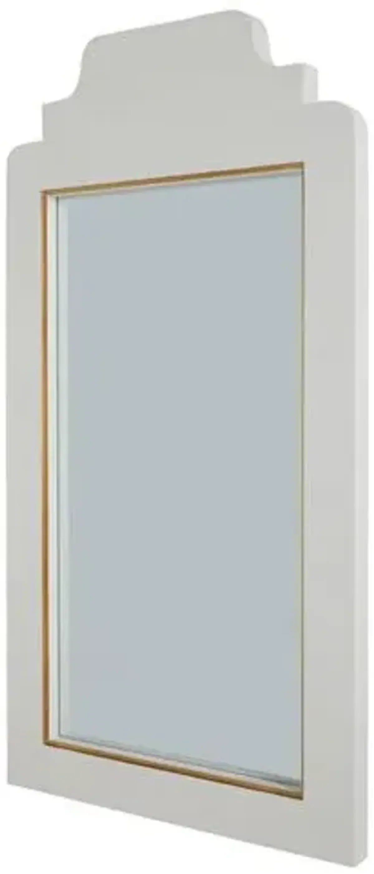 Nora Large Wall Mirror - Alabaster Shagreen - Gabby