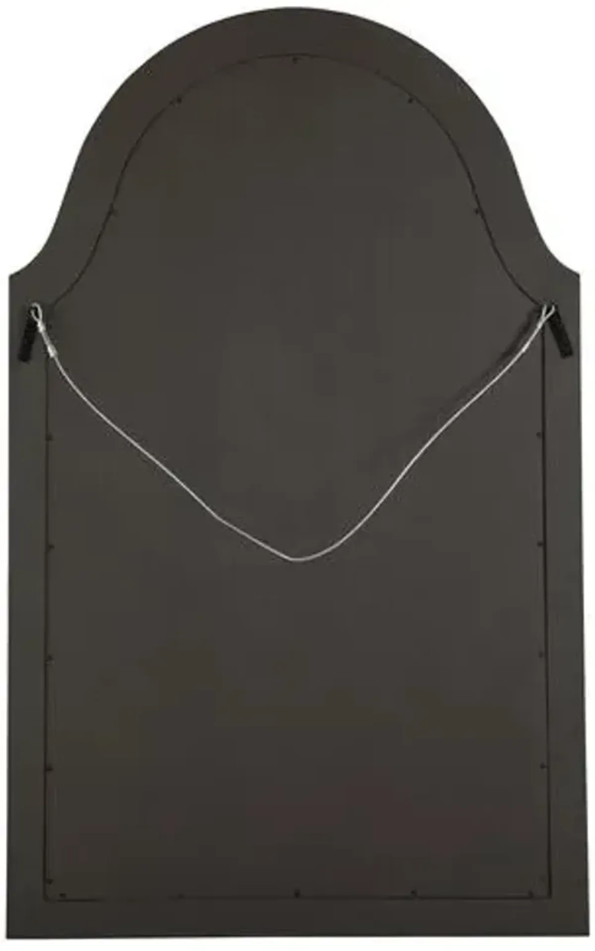 Bronson Arched Wall Mirror - Dark Grey Mindy - Gabby