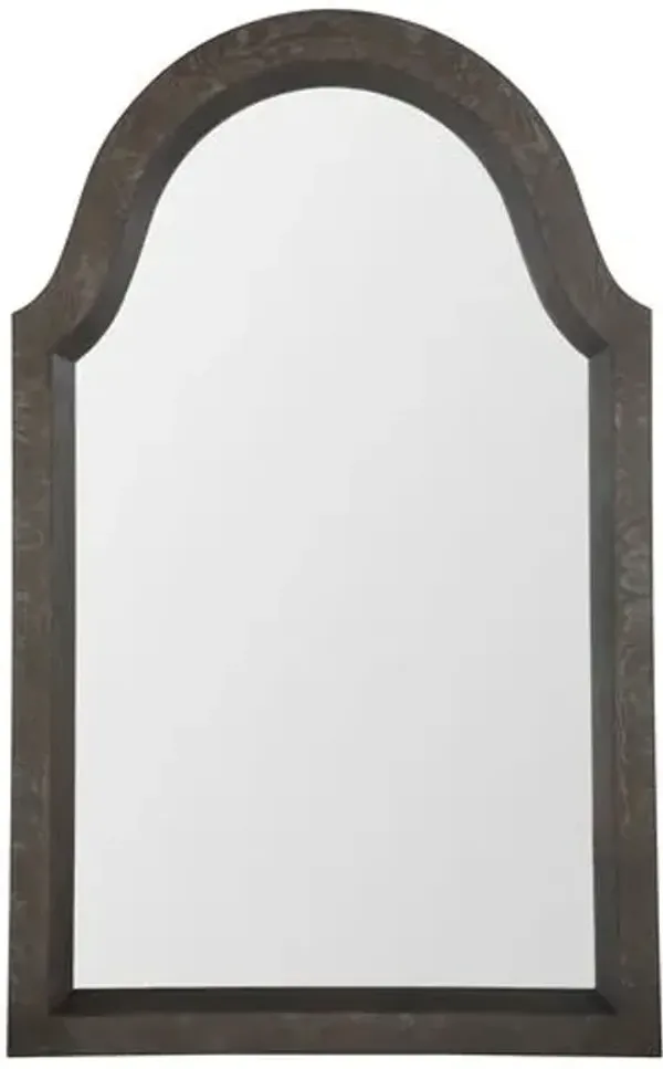 Bronson Arched Wall Mirror - Dark Grey Mindy - Gabby