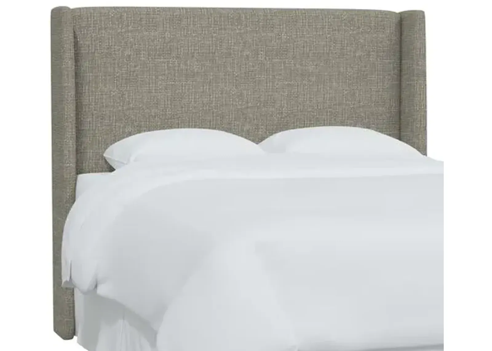 Kelly Wingback Headboard - Basketweave - Beige