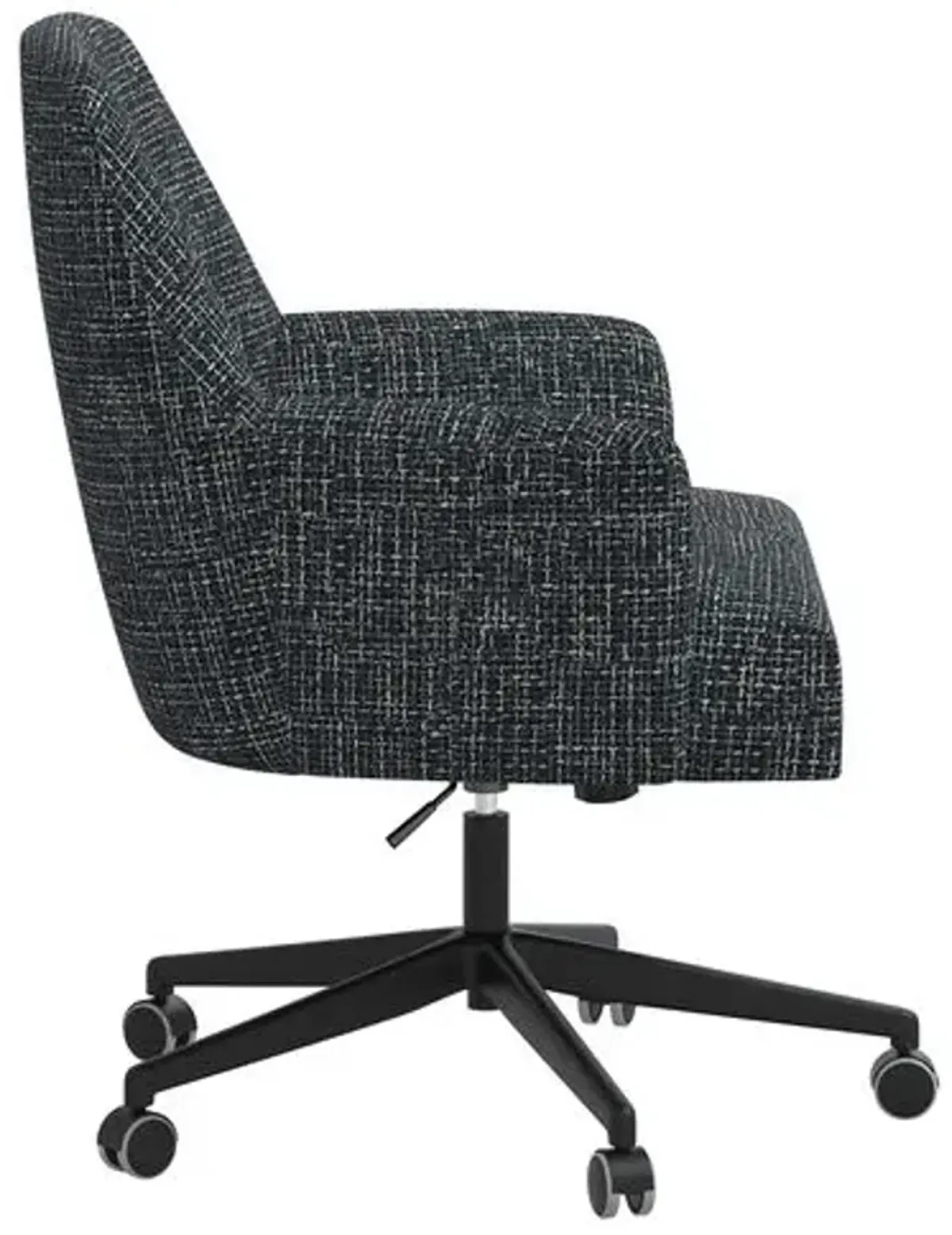 Darcy Desk Chair - Basketweave - Blue