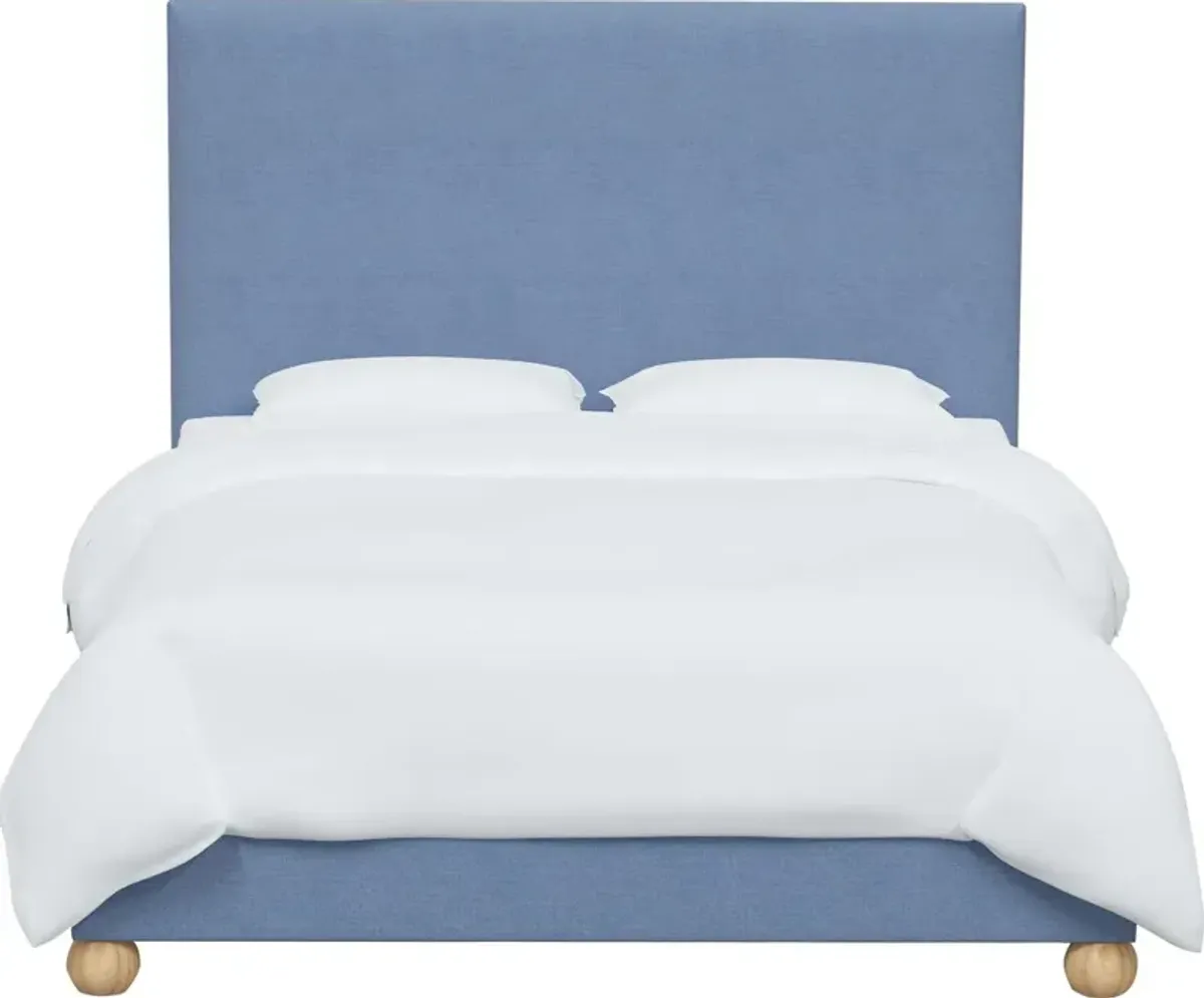 Luna Floor Length Bed, Linen