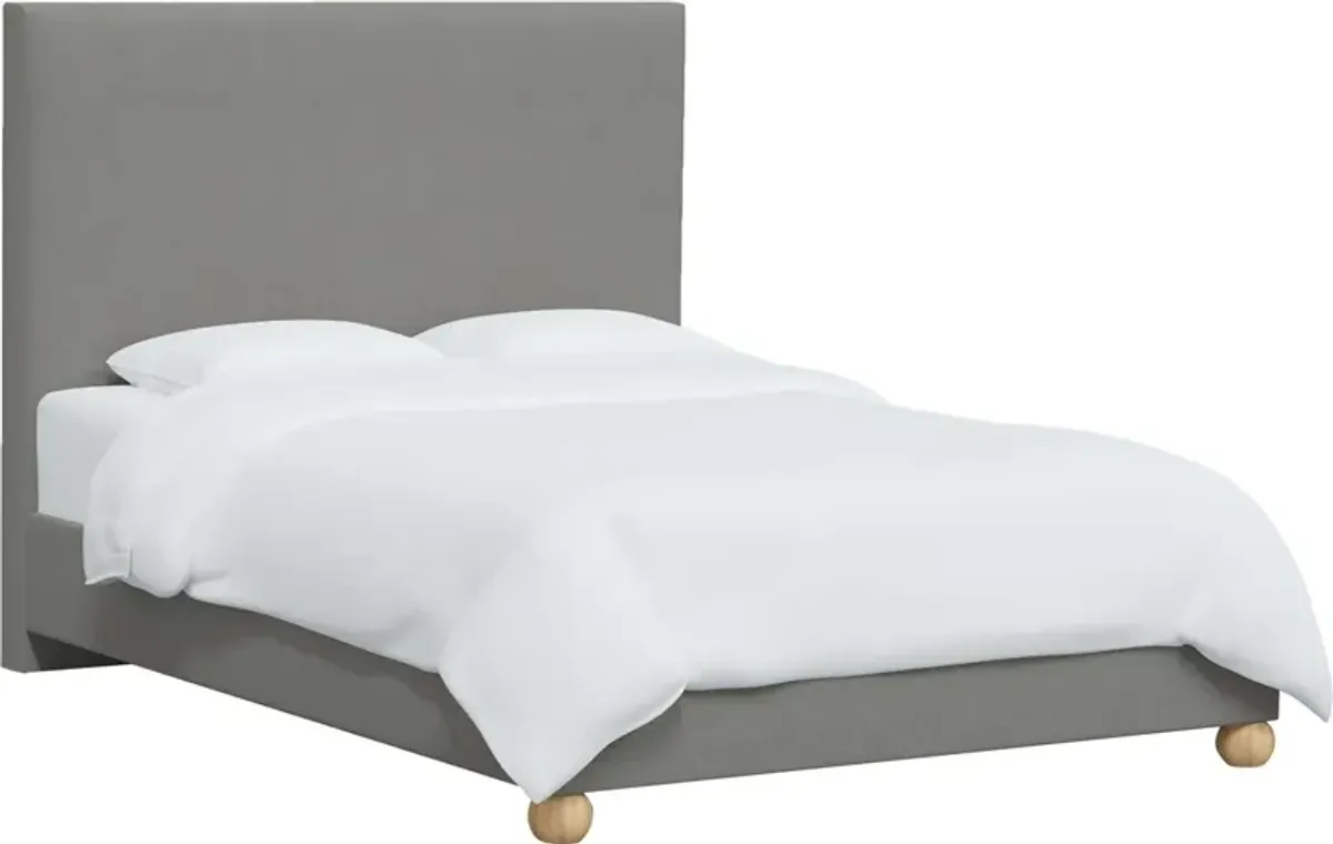 Luna Floor Length Bed, Linen