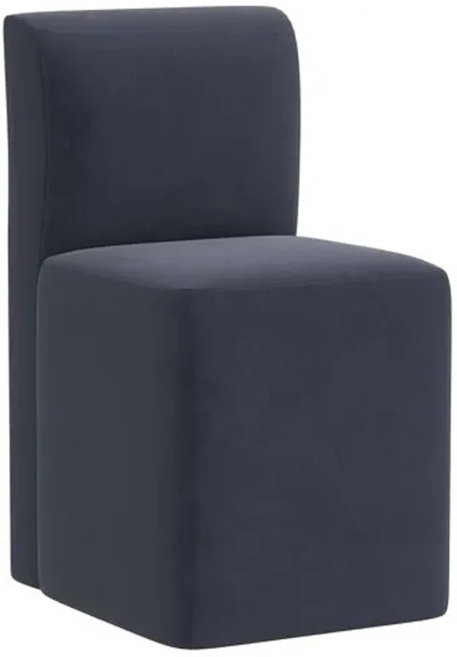 Graham Dining Chair - Velvet - Blue