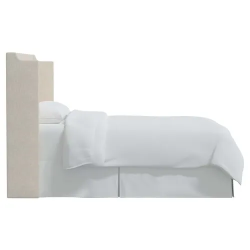 Josie Wingback Headboard - Linen - Beige