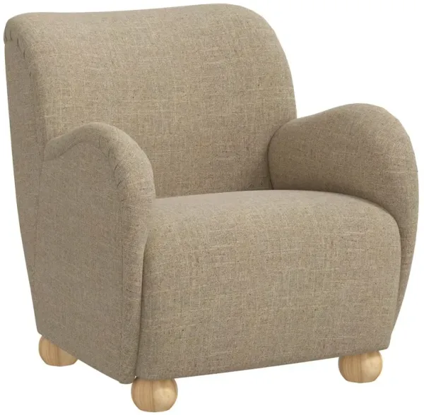 Luna Accent Chair, Linen