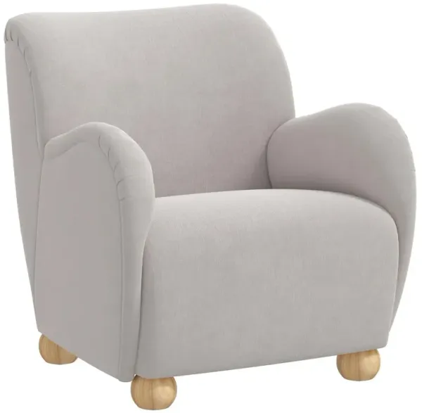 Luna Accent Chair, Velvet
