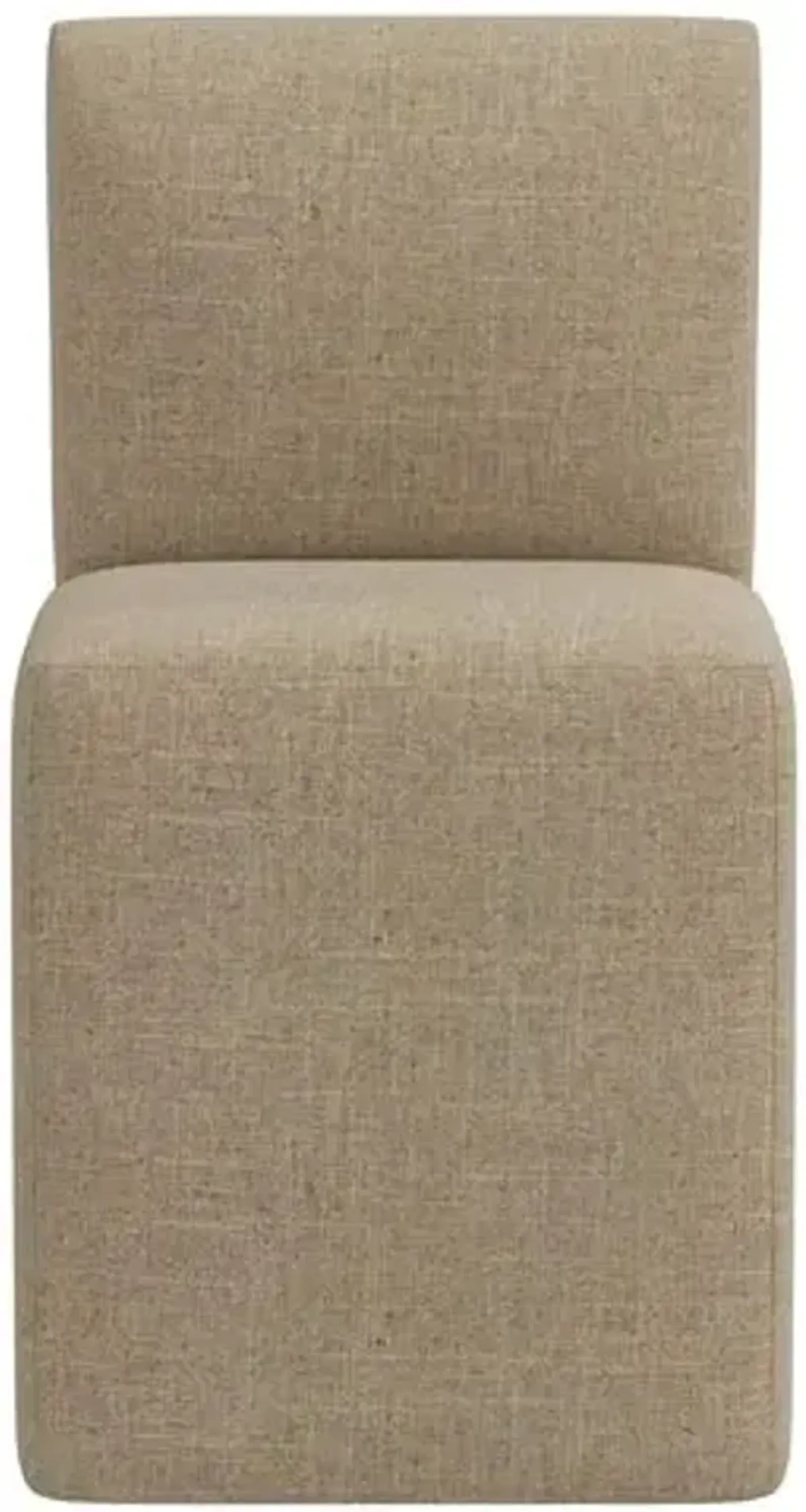 Graham Dining Chair - Linen - Brown