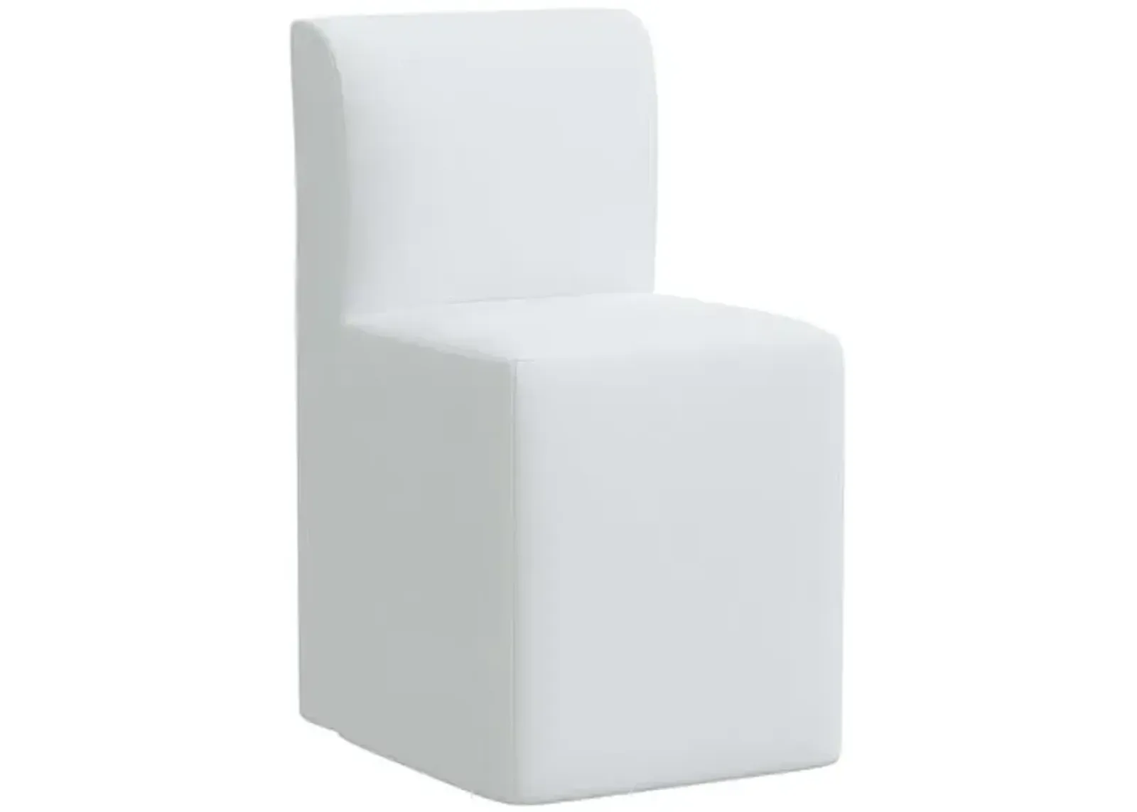 Graham Dining Chair - Linen - White