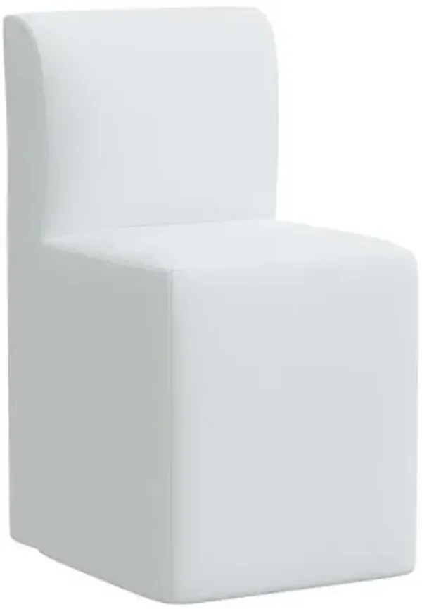 Graham Dining Chair - Linen - White