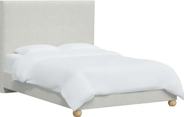 Luna Floor Length Bed, Bouclé