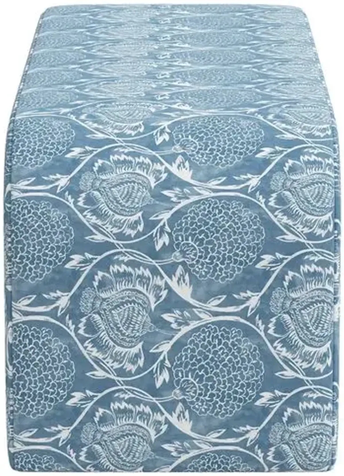 Celia Waterfall Bench - Ranjit Floral - Blue