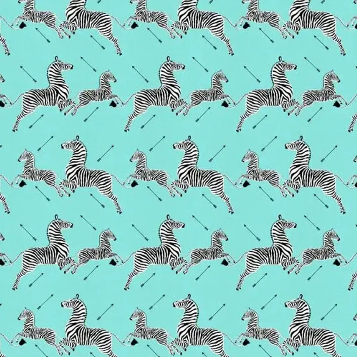 Dancing Zebras 20x20 Pillow - Handcrafted