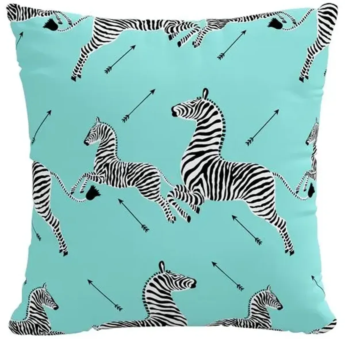 Dancing Zebras 20x20 Pillow - Handcrafted