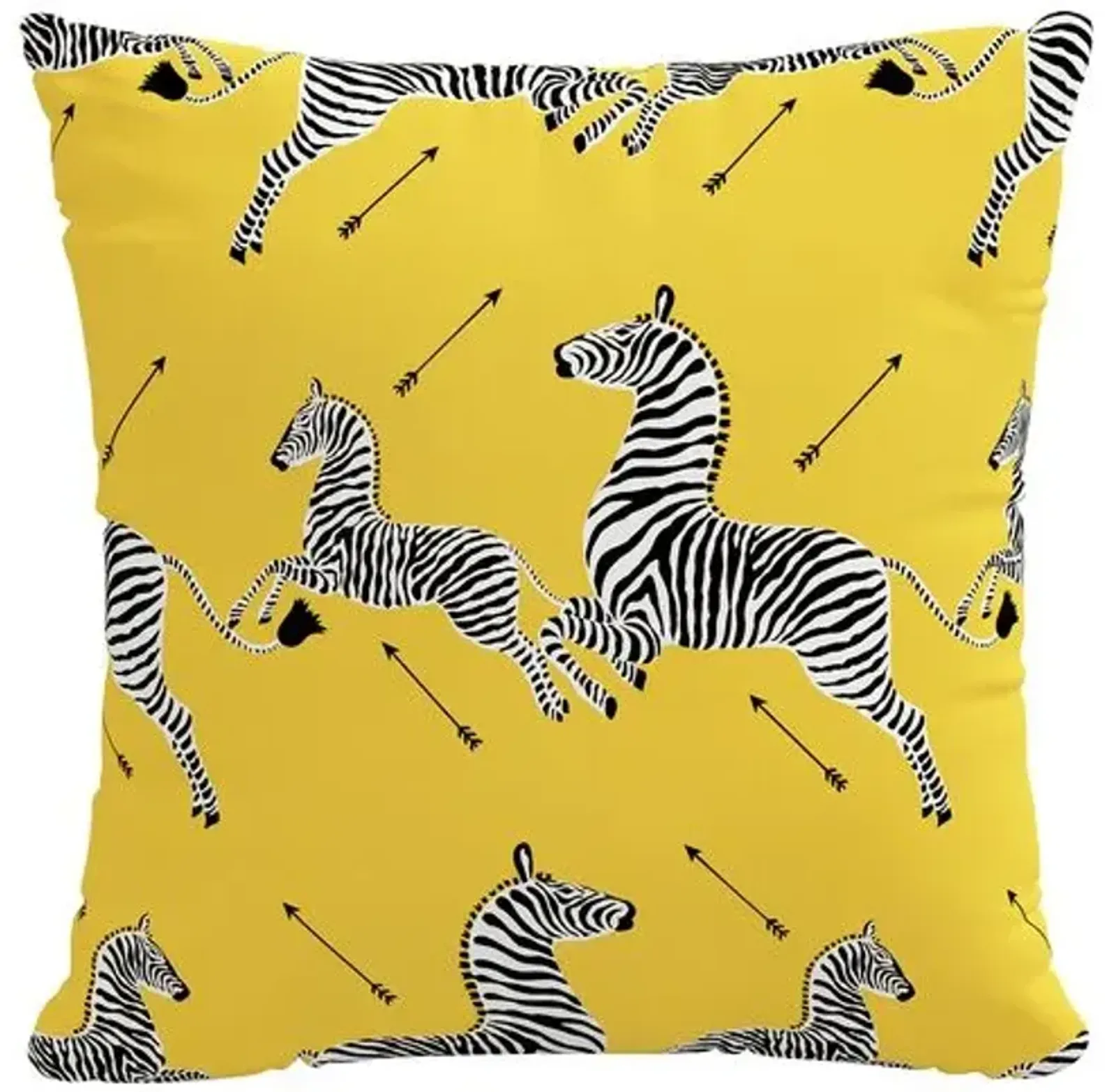 Dancing Zebras 20x20 Pillow - Handcrafted