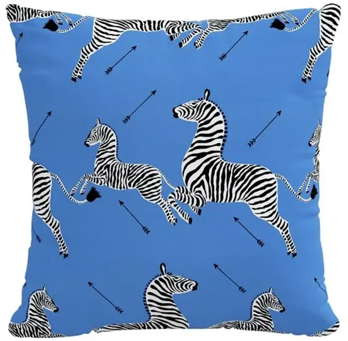 Dancing Zebras 20x20 Pillow - Handcrafted