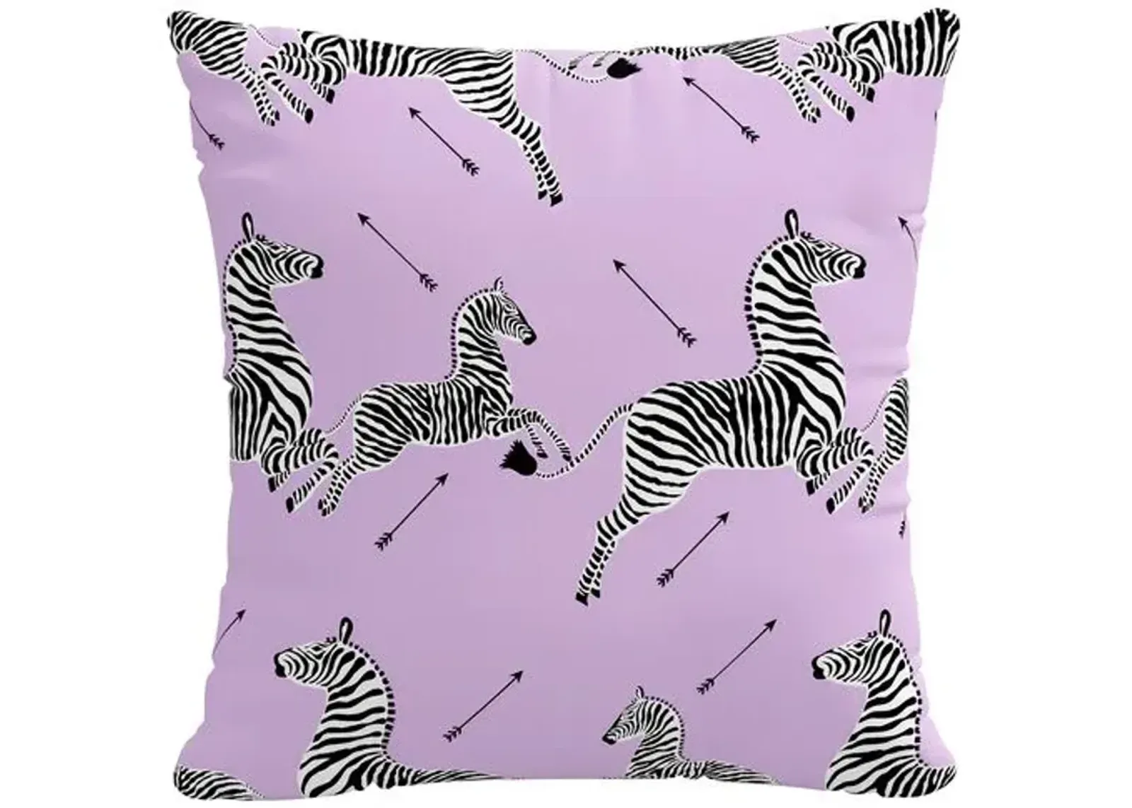 Dancing Zebras 20x20 Pillow - Handcrafted