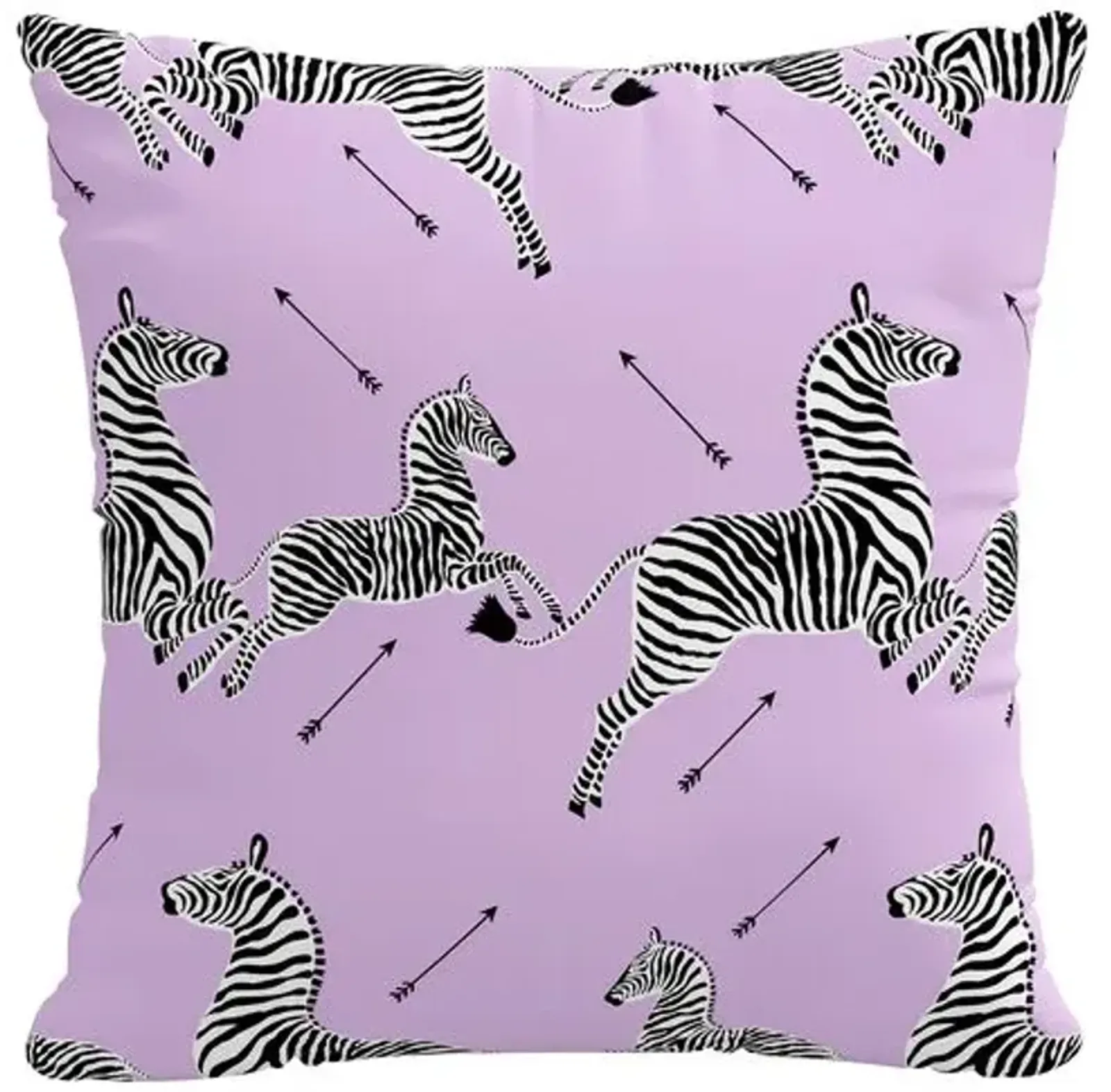 Dancing Zebras 20x20 Pillow - Handcrafted