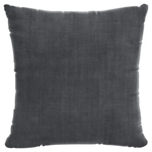 Lewis Crushed Velvet 20x20 Pillow - Handcrafted