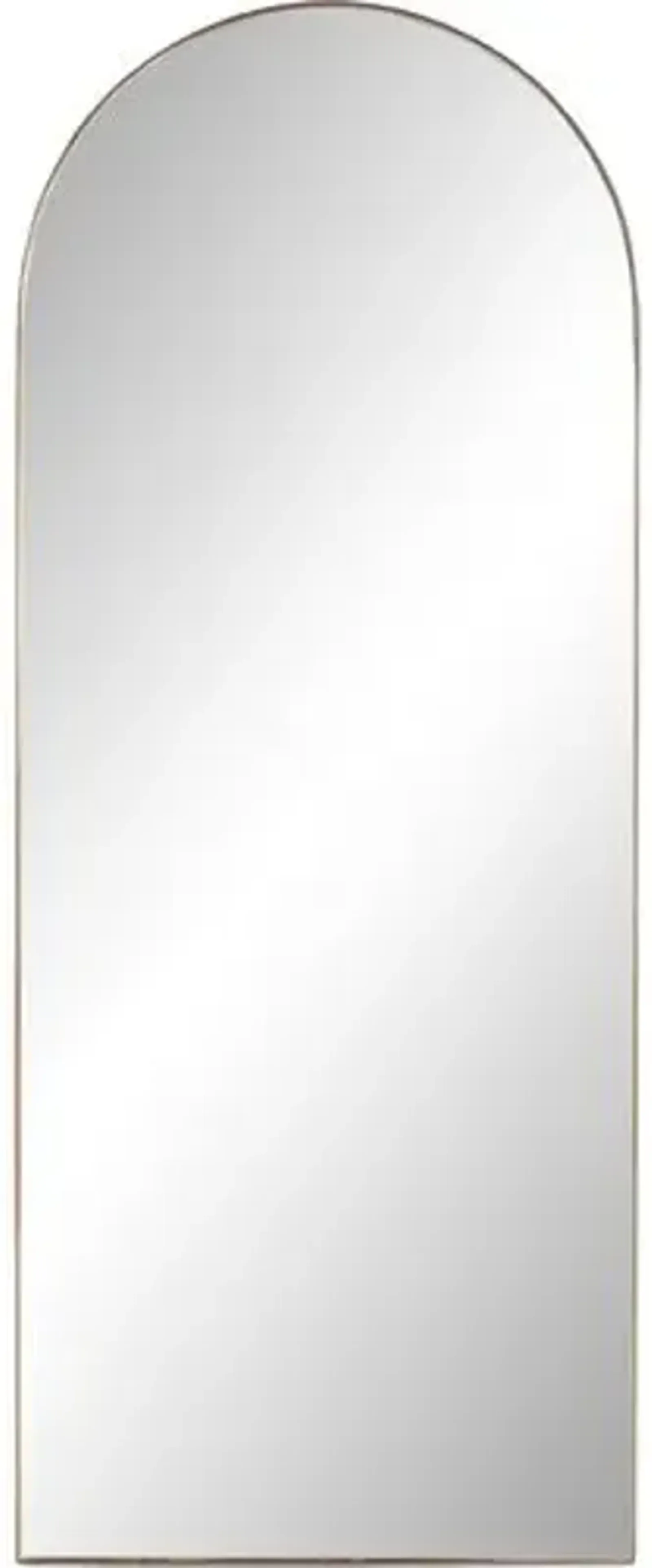 Vida Arched Floor Mirror - Gold