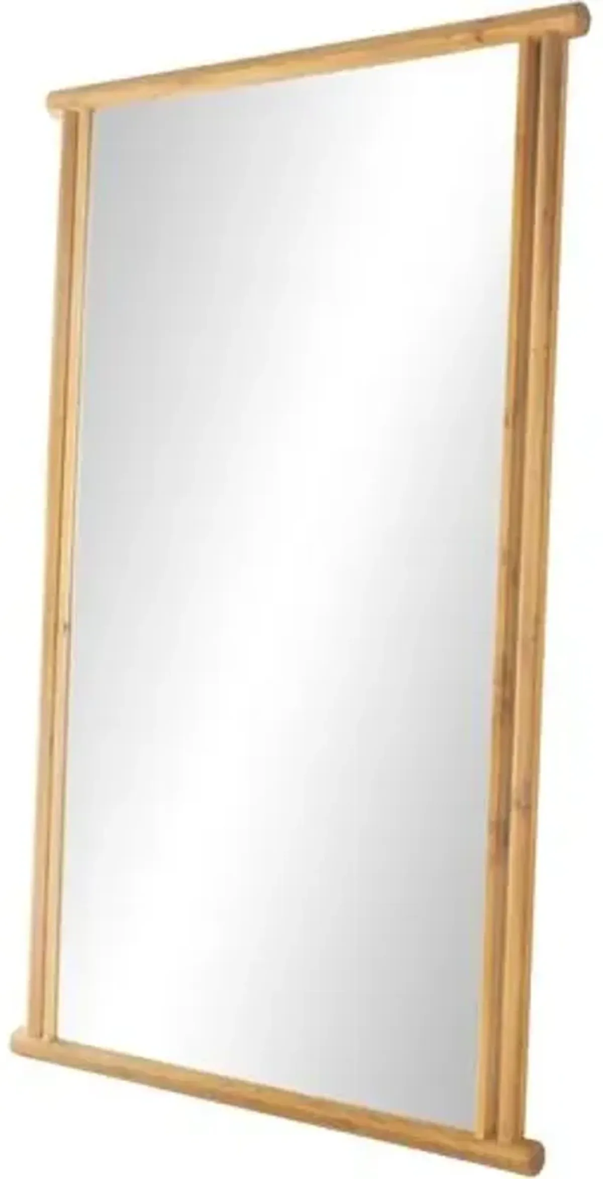 Kyson Large Oak Floor Mirror - Natural - Brown