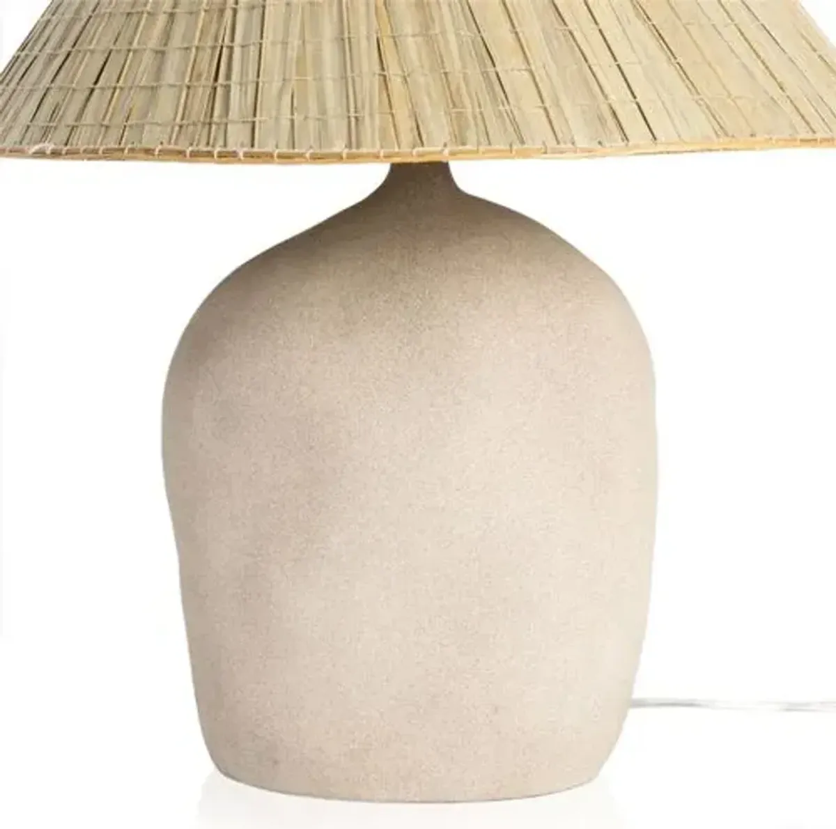 Asher Table Lamp - Sand Porcelain - Beige