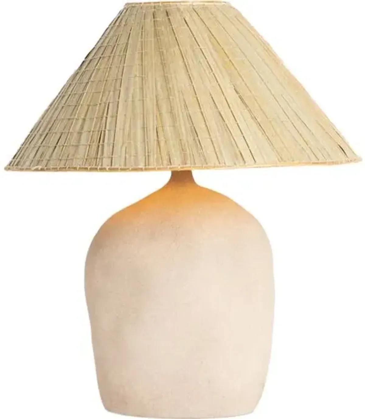 Asher Table Lamp - Sand Porcelain - Beige