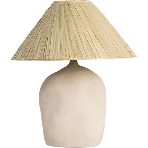 Asher Table Lamp - Sand Porcelain - Beige