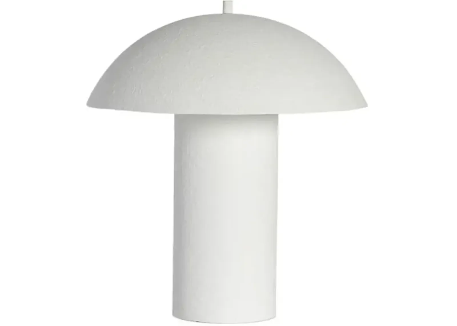 Beck Table Lamp - Matte White Plaster