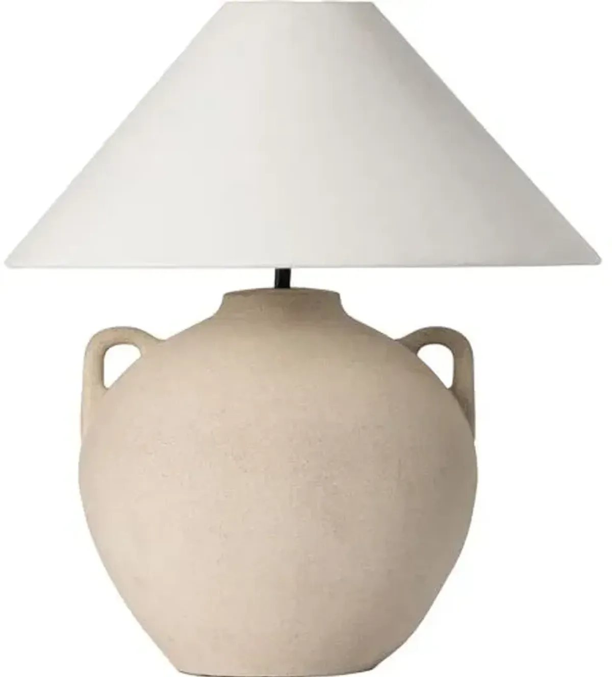 Finch Table Lamp - Light Sand Ceramic - Beige