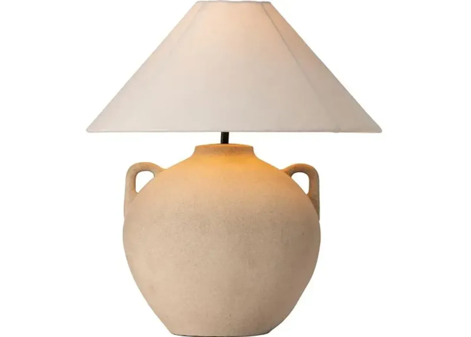 Finch Table Lamp - Light Sand Ceramic - Beige