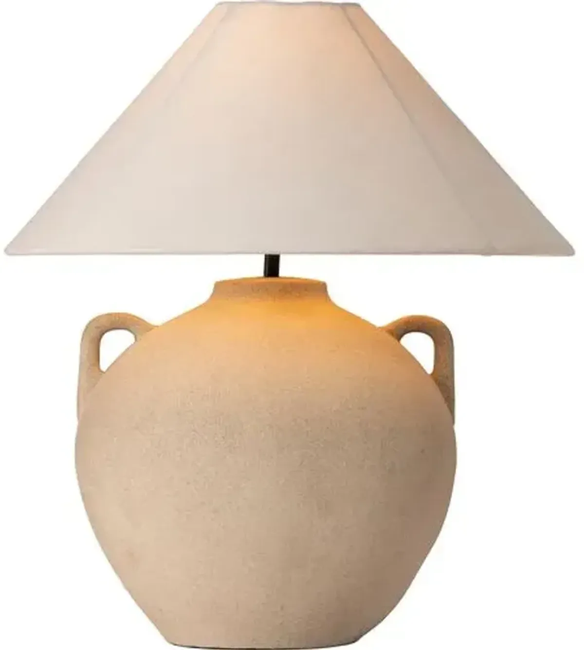 Finch Table Lamp - Light Sand Ceramic - Beige