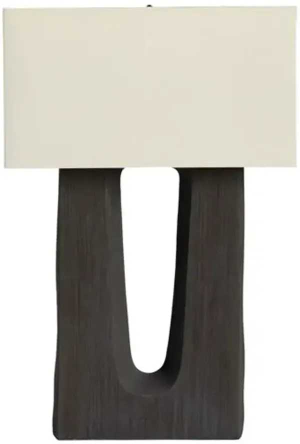 Auggie Table Lamp - Textured Matte Black