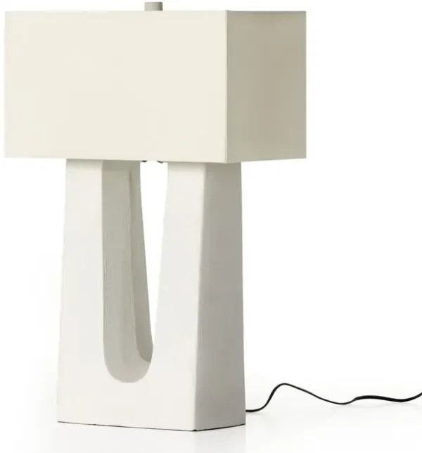 Auggie Table Lamp - Matte White