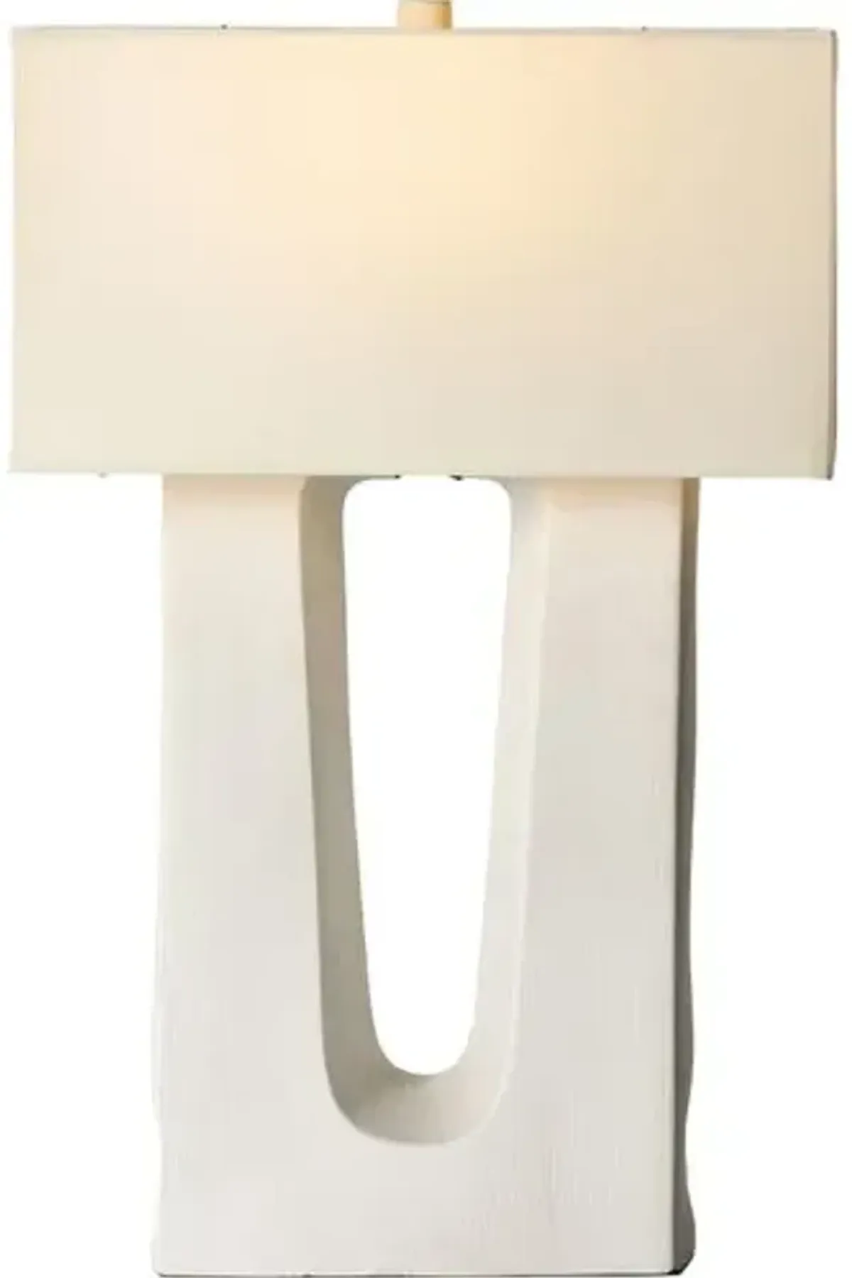 Auggie Table Lamp - Matte White