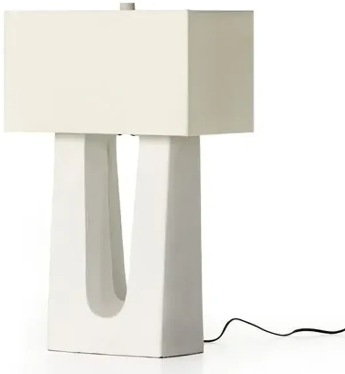 Auggie Table Lamp - Matte White