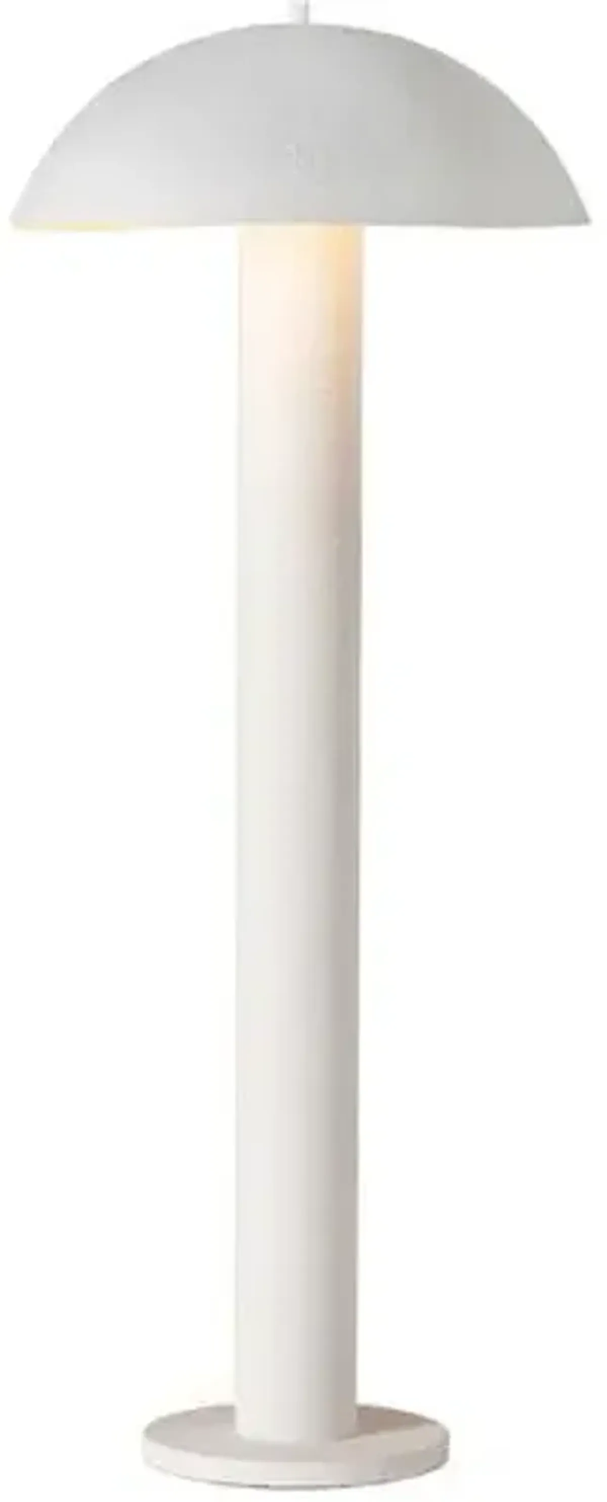 Beck Floor Lamp - Matte White Plaster