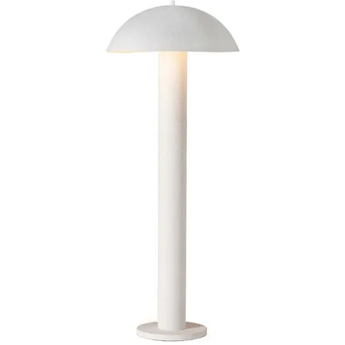 Beck Floor Lamp - Matte White Plaster