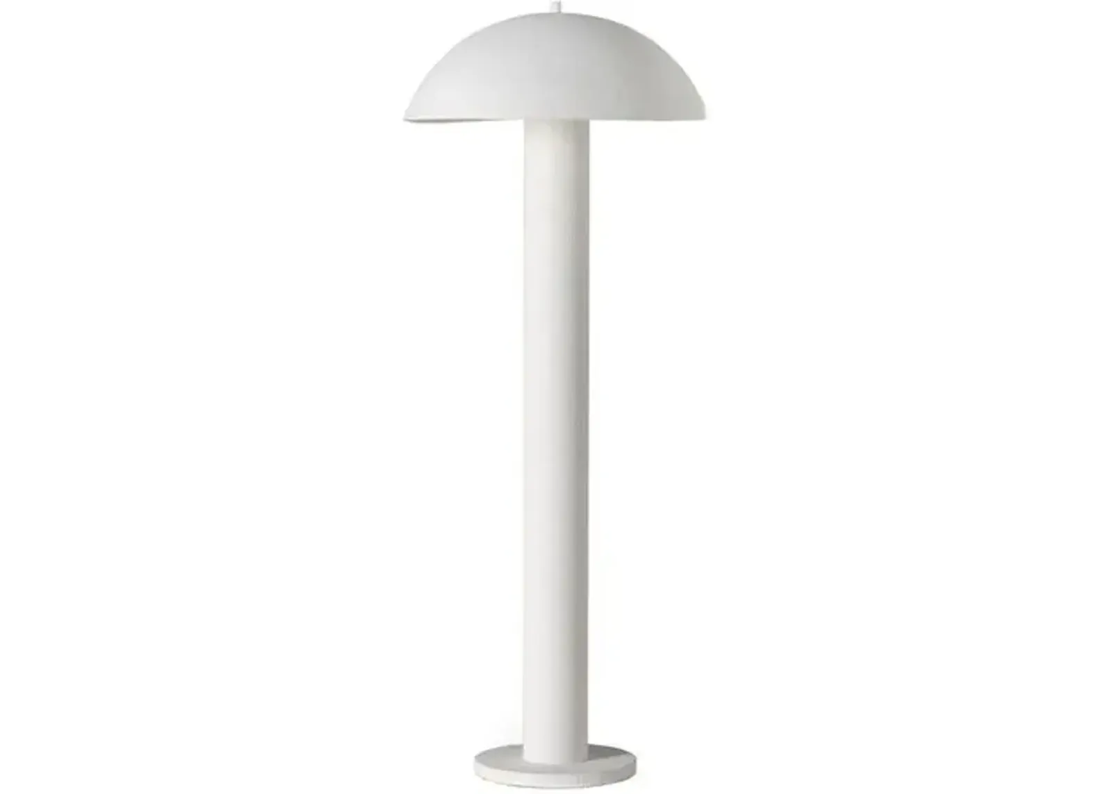 Beck Floor Lamp - Matte White Plaster