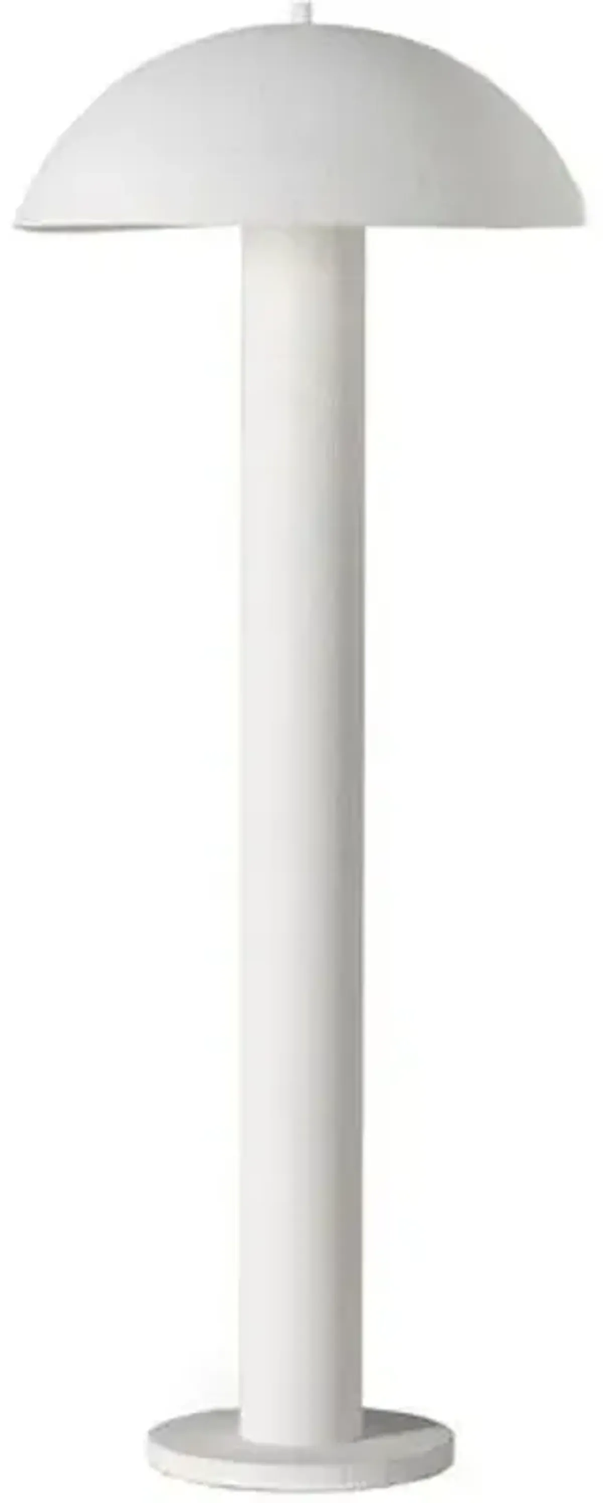 Beck Floor Lamp - Matte White Plaster