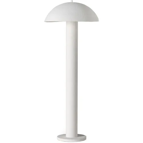 Beck Floor Lamp - Matte White Plaster